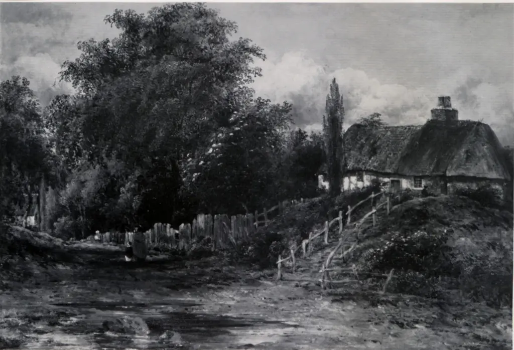 Anonimo , Watts, Frederick William - sec. XIX - A Wooded Lane