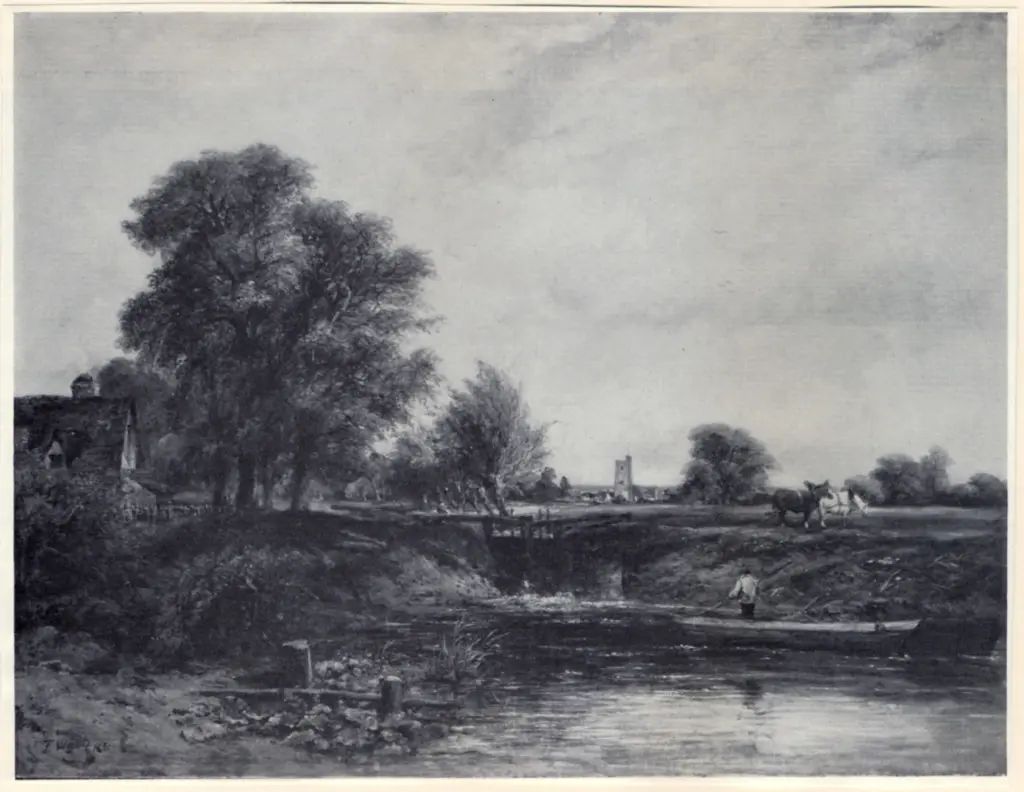 Anonimo , Watts, Frederick William - sec. XIX - Dedham Lock