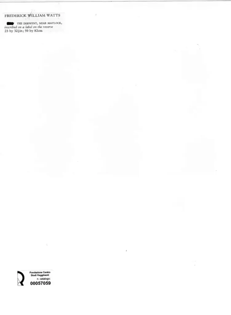 Anonimo , Watts, Frederick William - sec. XIX - The Derwent, near Matlock , retro