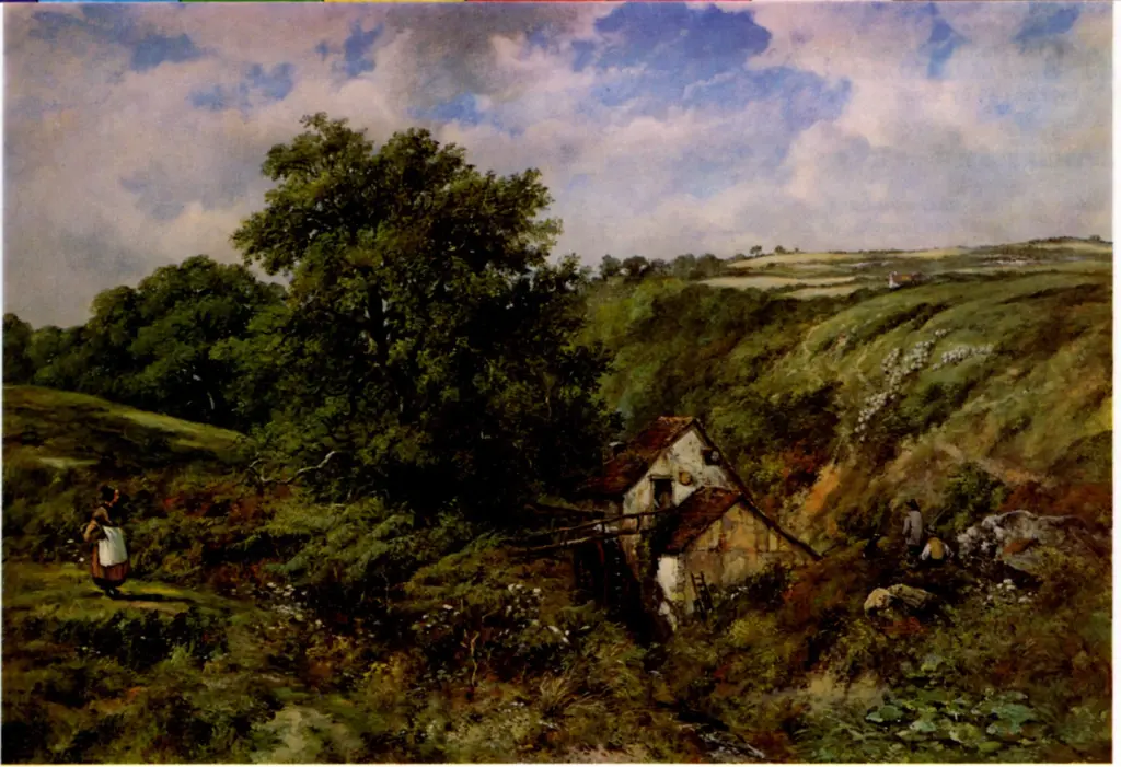 Anonimo , Watts, Frederick William - sec. XIX - The Old Watermill