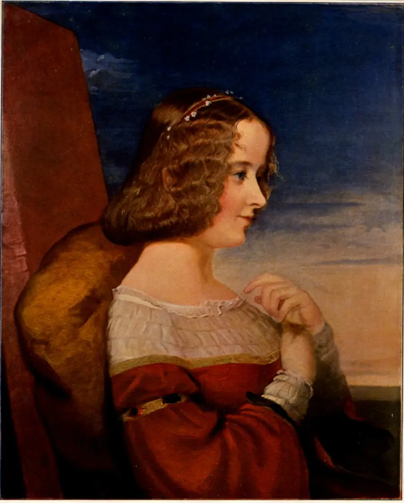 Anonimo , Watts, George Frederick - sec. XIX - Lady Doroty Nevill , fronte