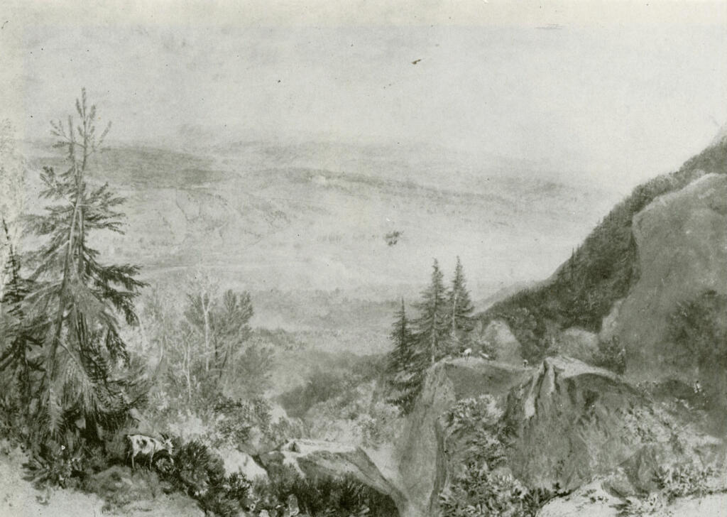 Turner, Joseph Mallord William , Warfedale from the Chevin, Farnley Hall in the distance - , Warfedale from the Chevin, Farnley Hall in the distance -