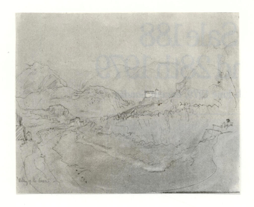 Turner, Joseph Mallord William , Valley of the Aare -