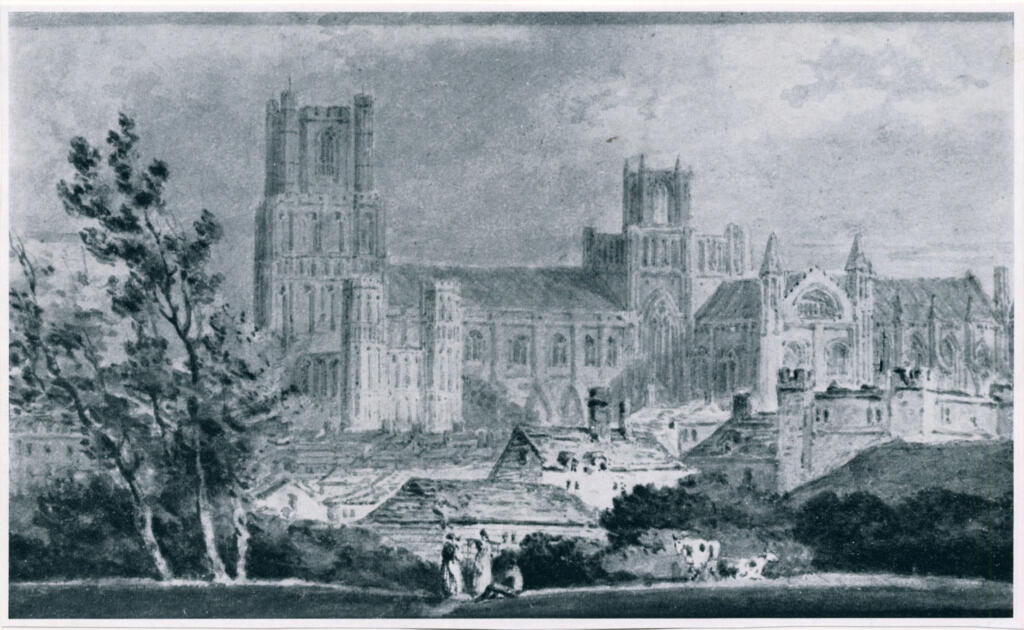 Turner, Joseph Mallord William , A View of Ely Cathedral
