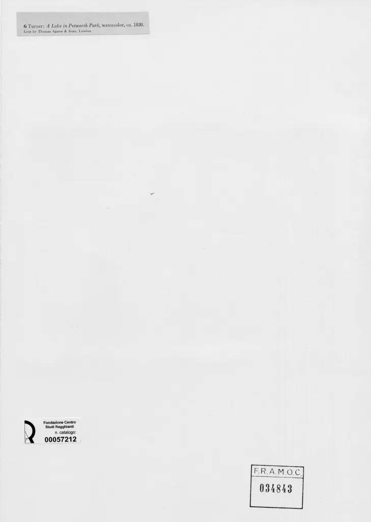 Anonimo , Turner, Joseph Mallord William - sec. XIX , retro