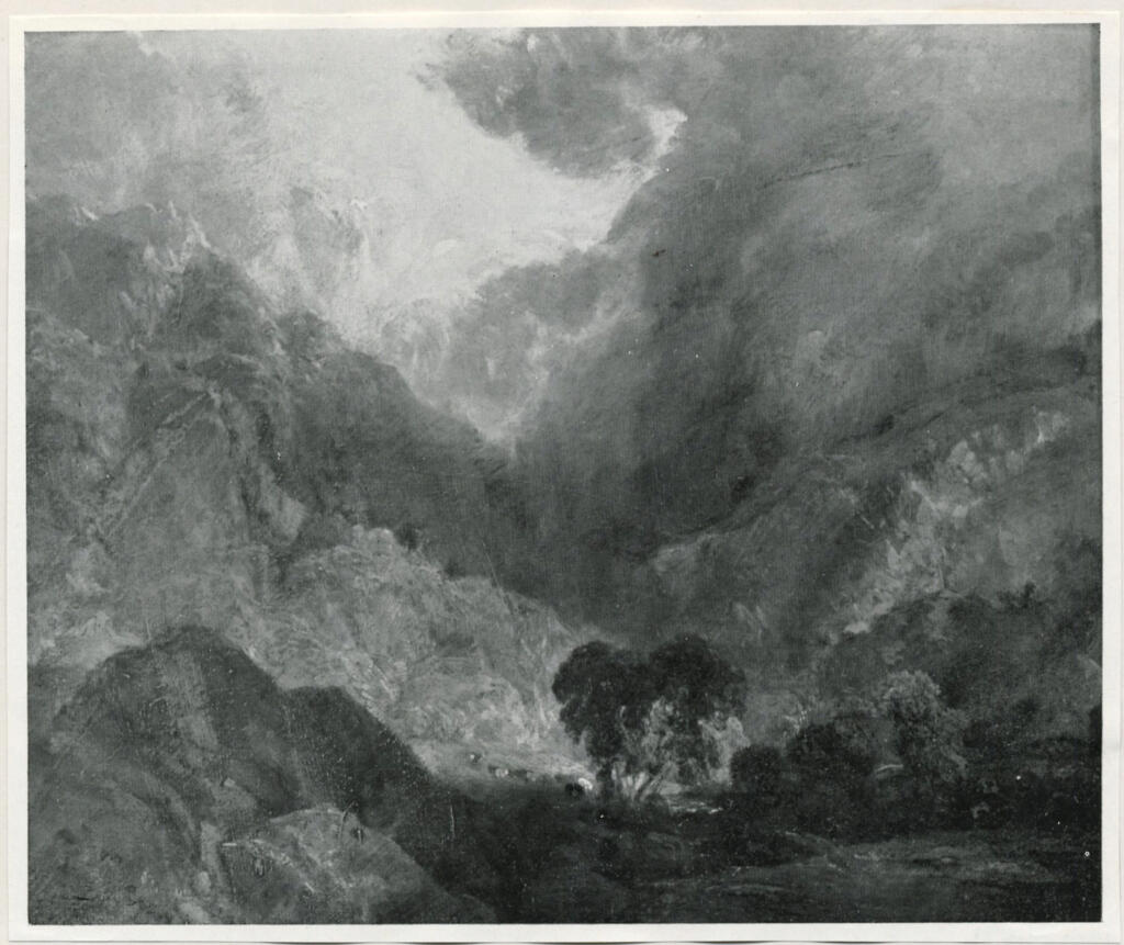 Turner, Joseph Mallord William , A Mountain Landscape