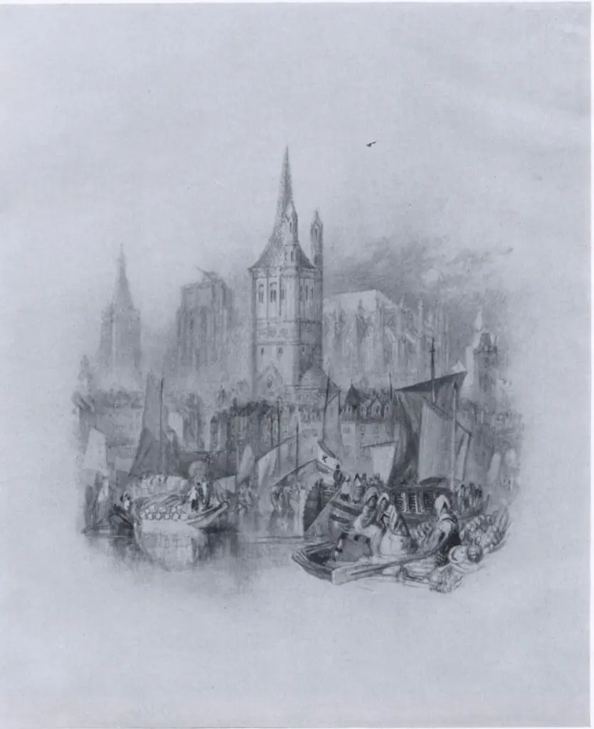 Anonimo , Turner, Joseph Mallord William - sec. XIX - A View of Cologne , fronte