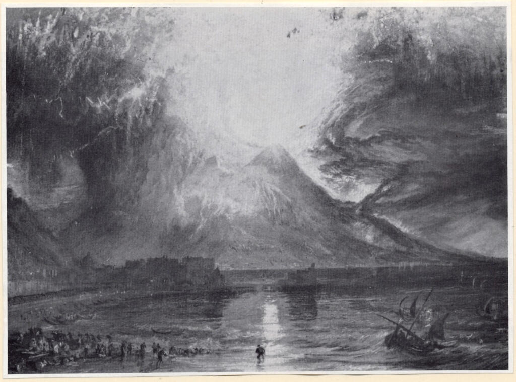 Turner, Joseph Mallord William , Vesuvio in eruzione -
