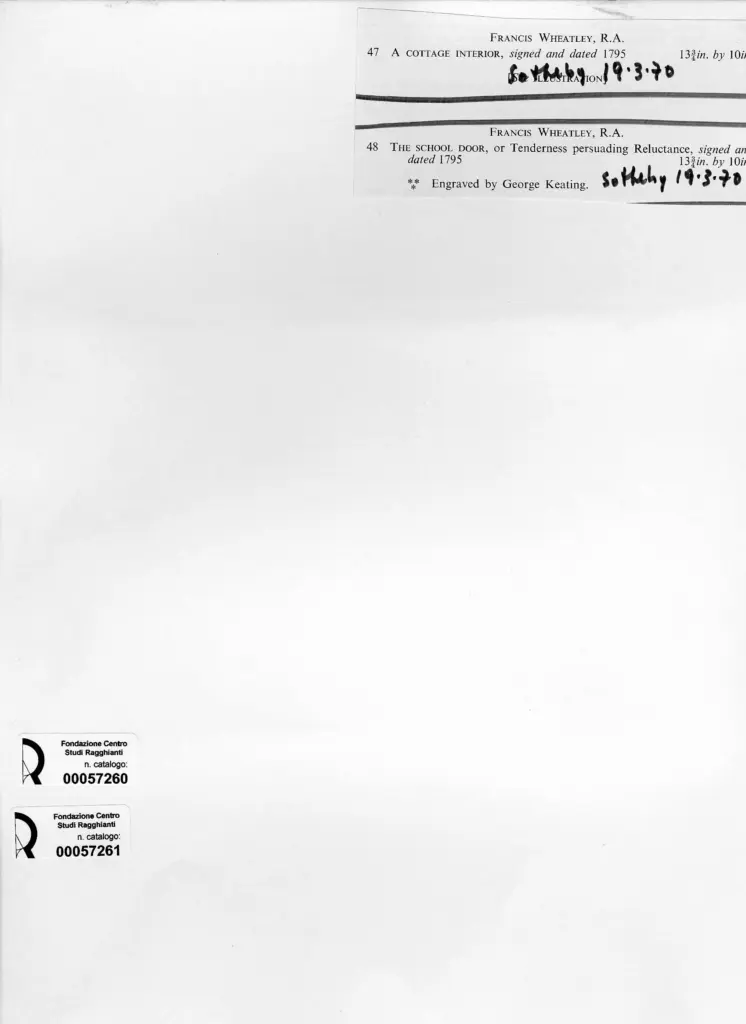 Wheatley, Francis - sec. XX , retro