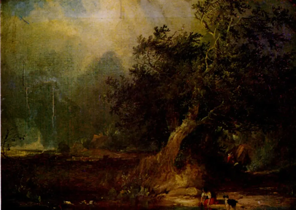 Williams, Edward Charles , A Gypsy encampment