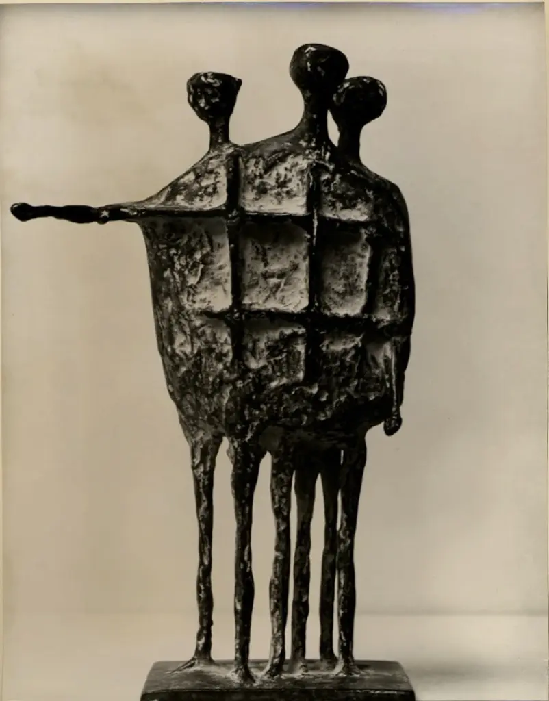 Giacomelli , Armitage, Kenneth - sec. XX - Modello per ilmonumento a Krefeld , fronte