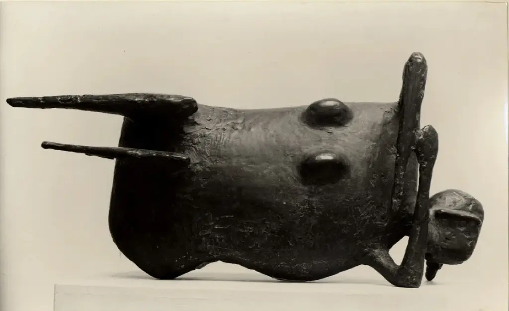 Giacomelli , Armitage, Kenneth - sec. XX - Figura giacente sul fianco , fronte