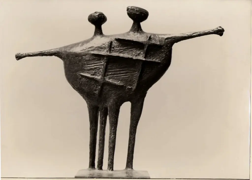 Giacomelli , Armitage, Kenneth - sec. XX - Figure in marcia , fronte