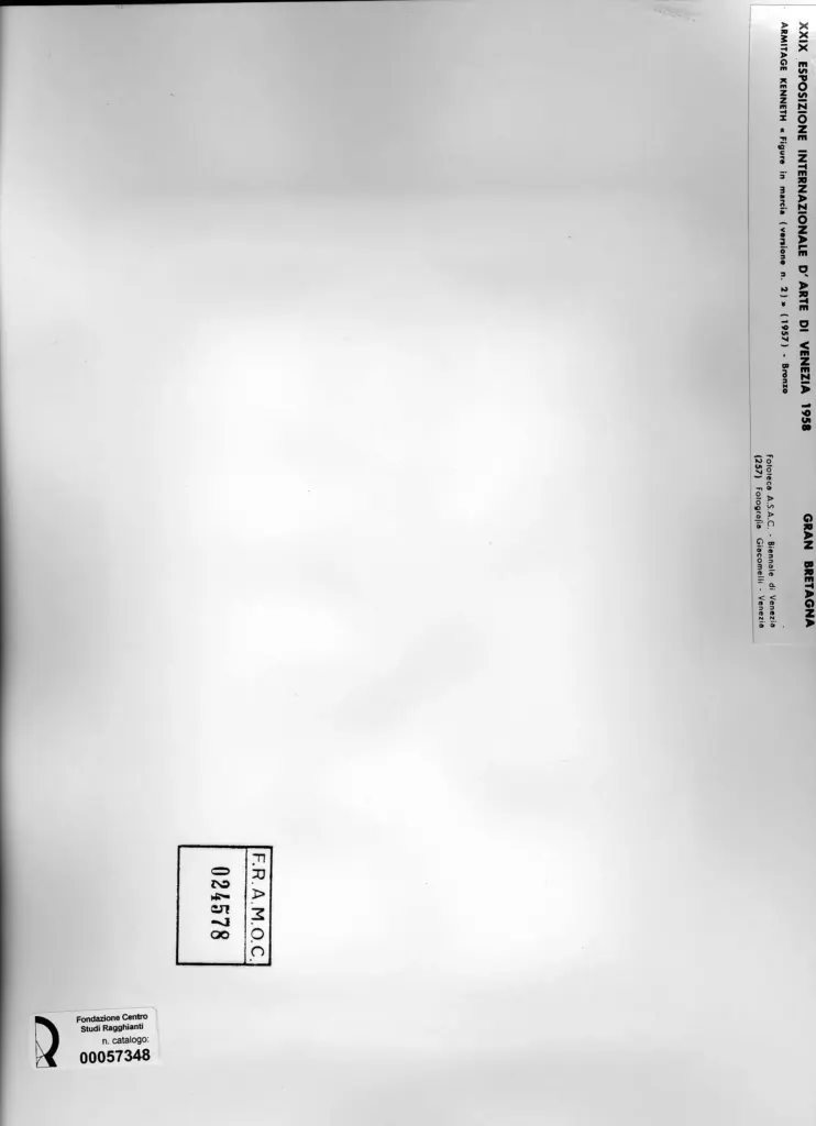 Giacomelli , Armitage, Kenneth - sec. XX - Figure in marcia , retro