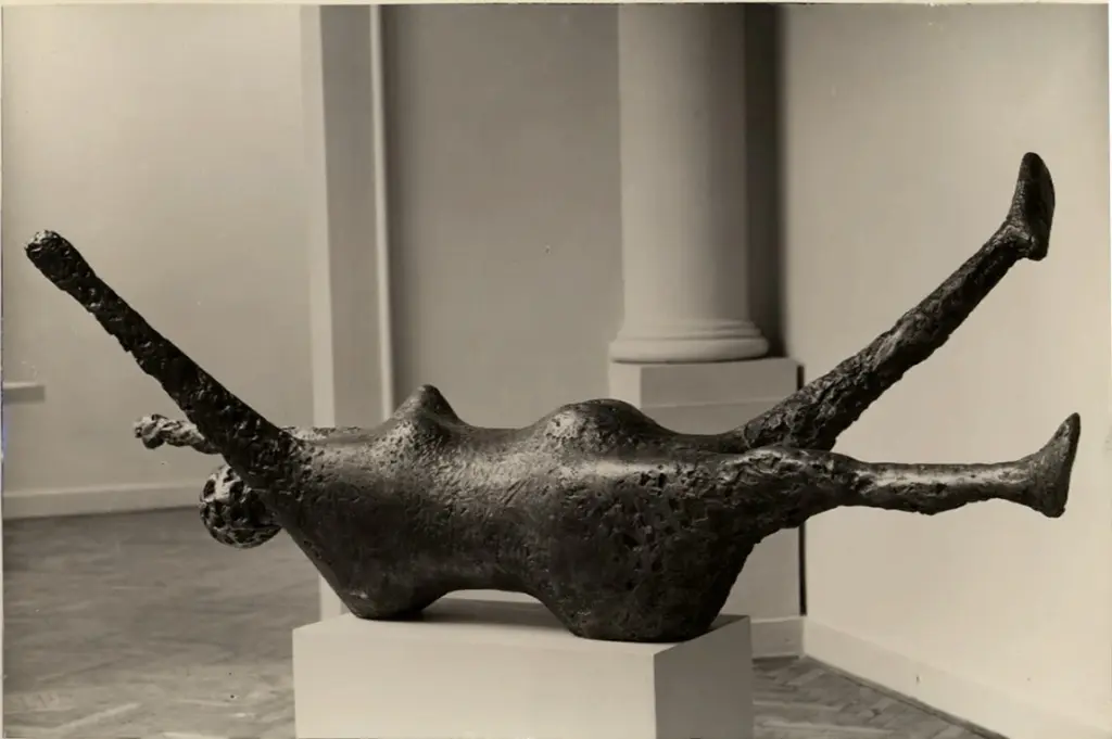 Giacomelli , Armitage, Kenneth - sec. XX - Donna che cade , fronte