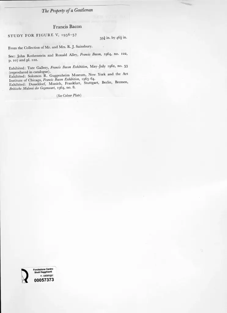 Bacon, Francis - sec. XX , retro