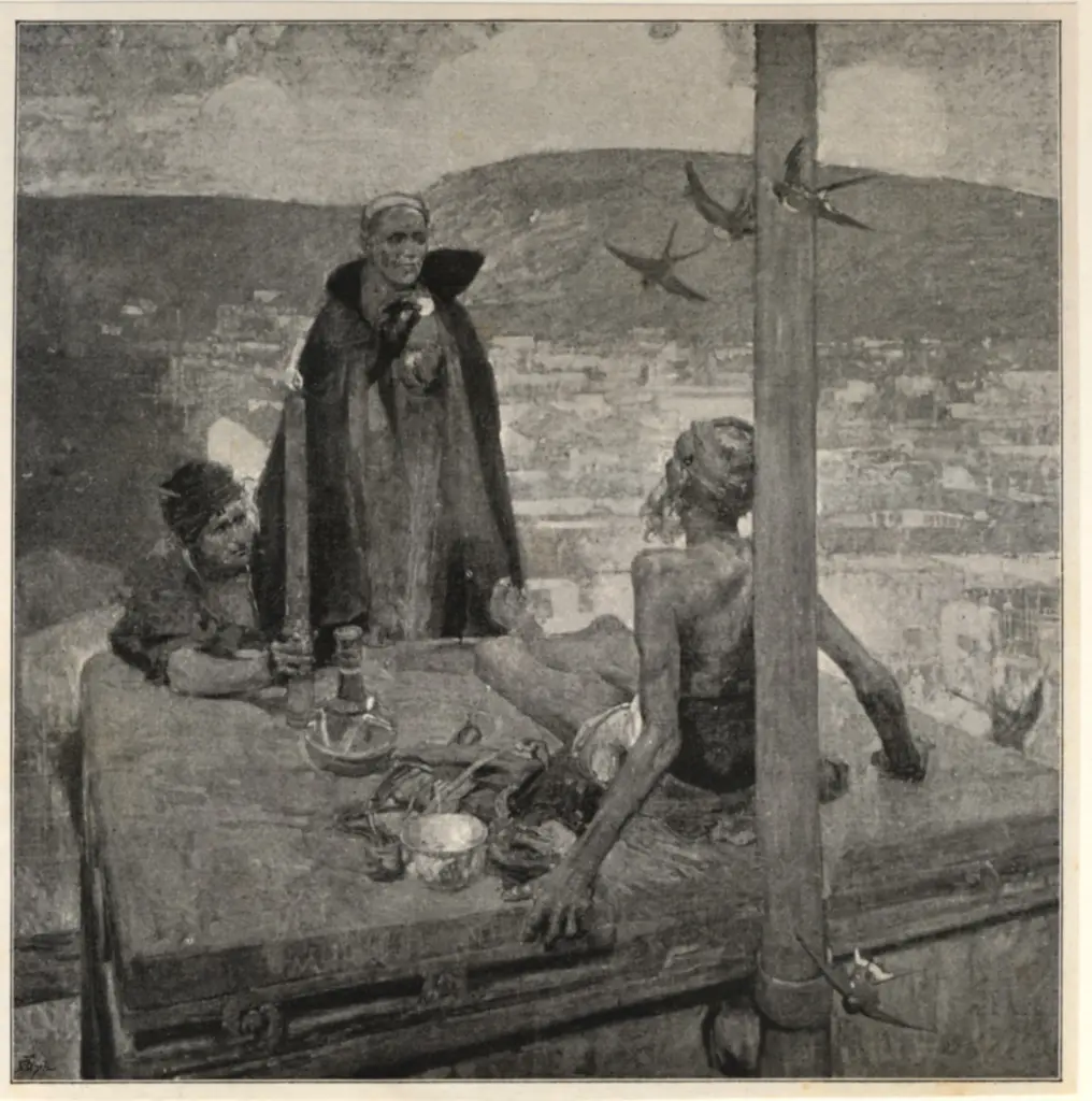 Brangwyn, Frank , Simeon Stylites receiving the blessed Sacrament