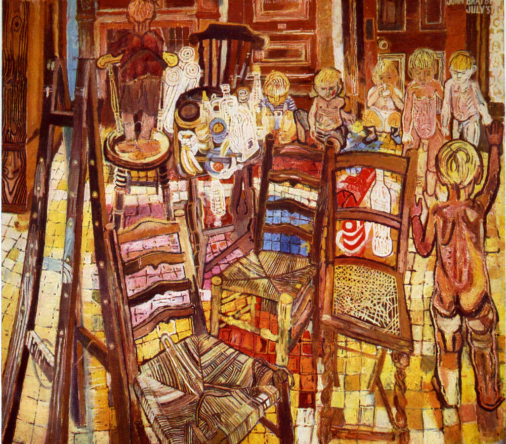 Anonimo , Bratby, John - sec. XX - The day nursery , fronte