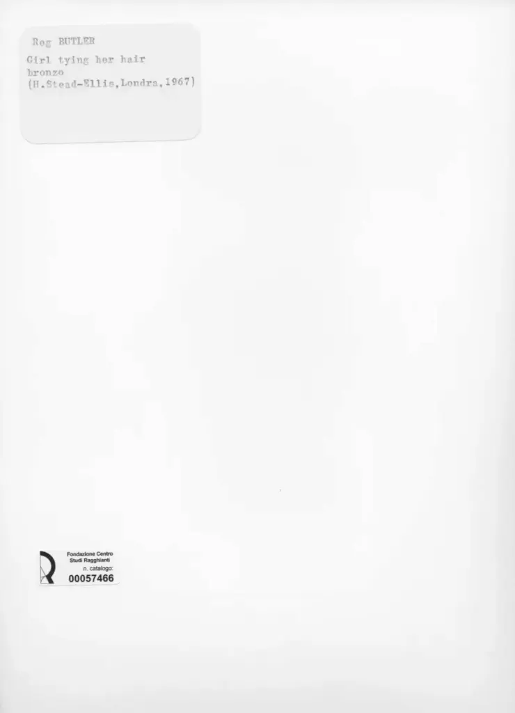 Anonimo , Butler, Reg - sec. XX - Girl tying her hair , retro