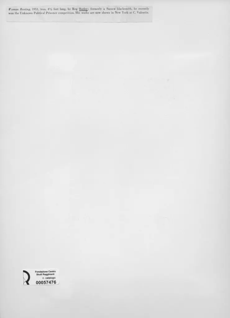 Anonimo , Butler, Reg - sec. XX - Woman Resting , retro