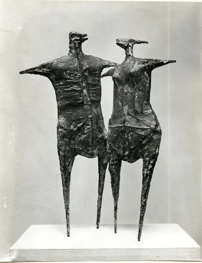 A.F.I. Agenzia Fotografica Industriale , Chadwick, Lynn - sec. XX - Due figure danzanti , fronte