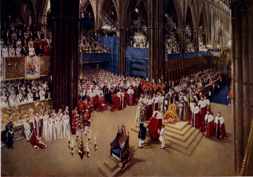 Anonimo , Cuneo, Terence - sec. XX - The Coronation Ceremony, Westminster Abbey, 2nd June 1953 , fronte