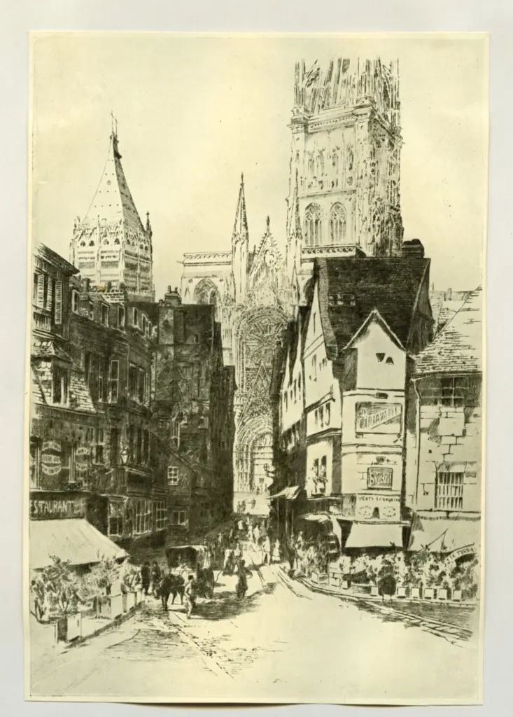 Anonimo , Davis, Laurence - sec. XX - Rouen Cathedral , fronte