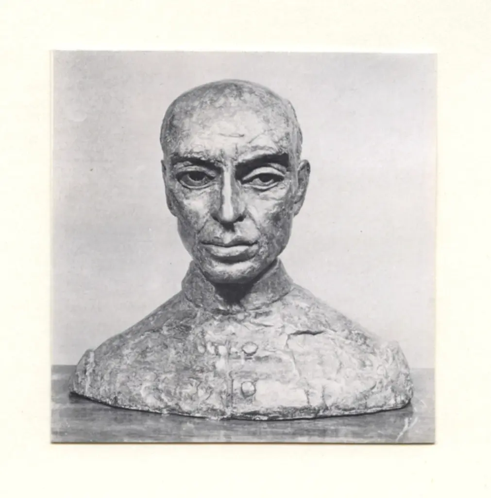 Anonimo , Epstein, Jacob - sec. XX - Pandit Nehru , fronte