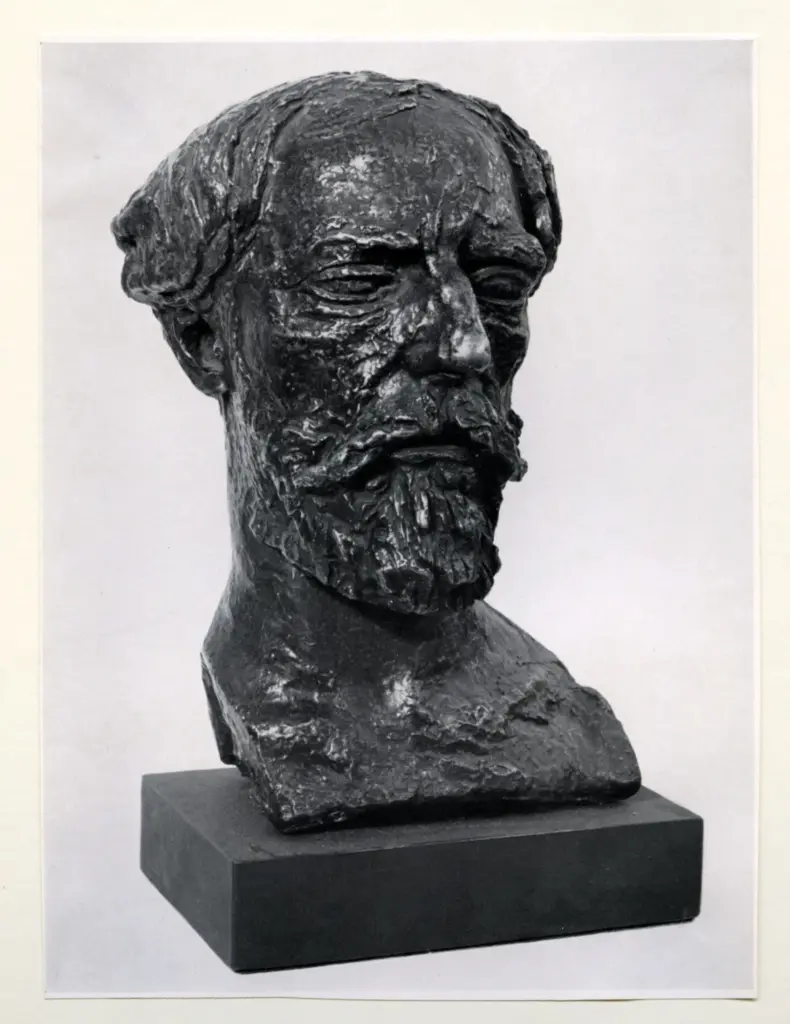 Anonimo , Epstein, Jacob - sec. XX - Augustus John, O.M., R.A.