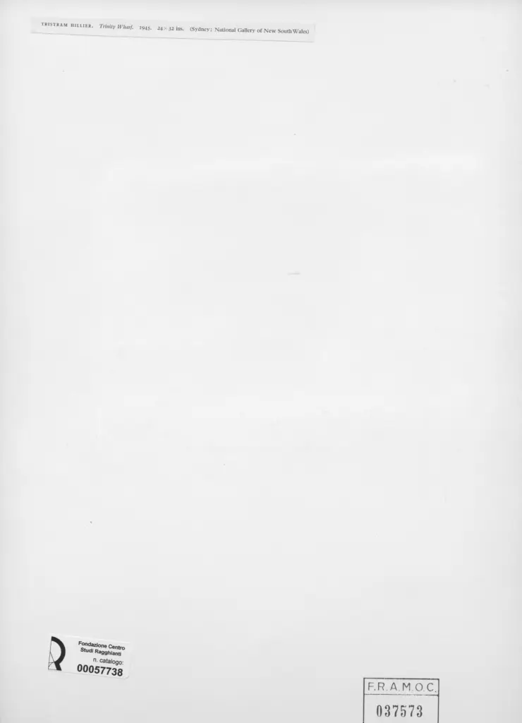 Anonimo , Hillier, Tristram - sec. XX - Trinity Wharf , retro