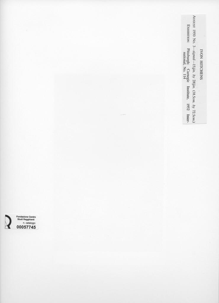 Anonimo , Hitchens, Ivon - sec. XX - Nudo di donna , retro