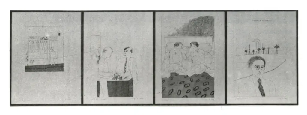 Anonimo , Hockney, David - sec. XX - 14 Poems by C.P. Cavafy , fronte