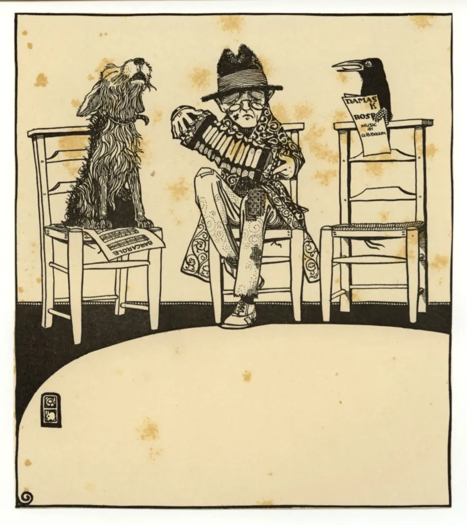 Anonimo , Holme, Geoffrey - sec. XX - A Concert Party , fronte