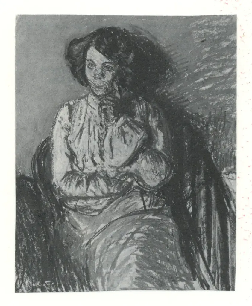 Anonimo , John, Augustus - sec. XX - Woman standing , fronte