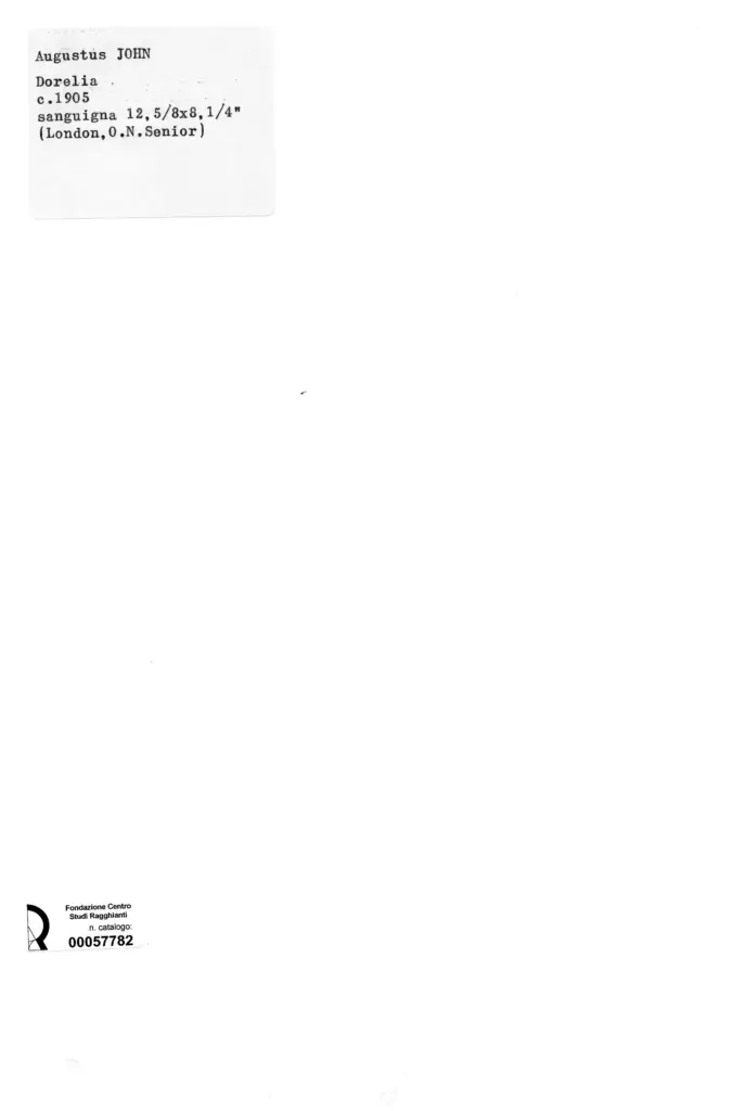 Anonimo , John, Augustus - sec. XX , retro