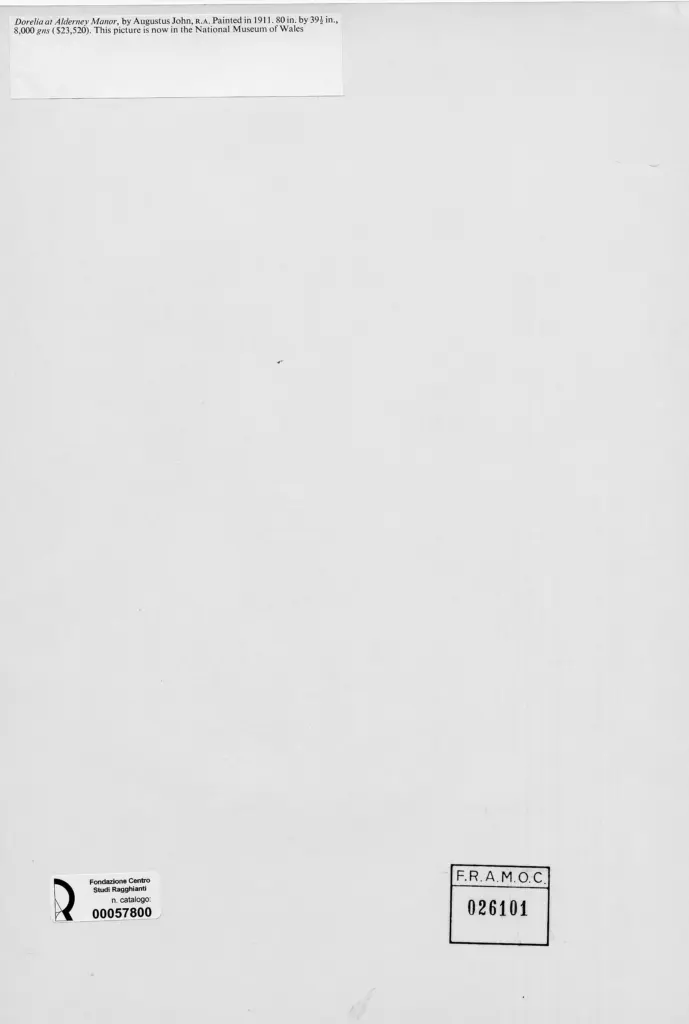 Anonimo , John, Augustus - sec. XX , retro