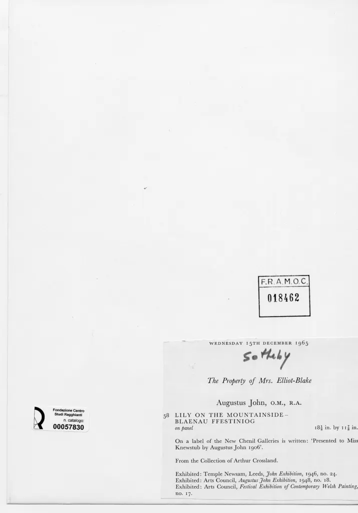 Anonimo, Anonimo , retro