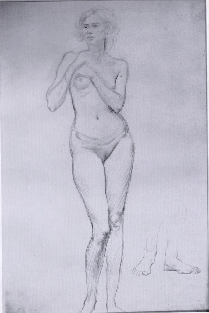 Anonimo , John, Augustus - sec. XX - A Female Nude , fronte