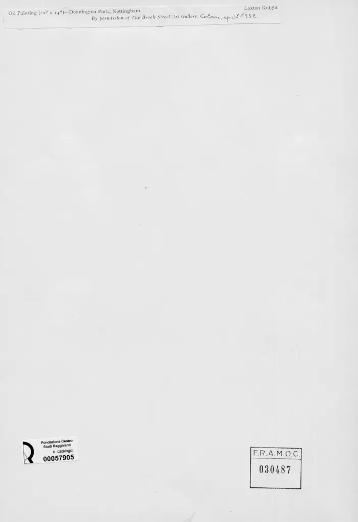 Anonimo , Knight, Loxton - sec. XX - Donnington Park, Nottingham , retro
