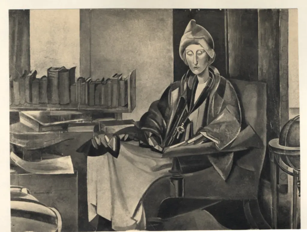 Lewis, Wyndham , Portrait of Edith Sitwell