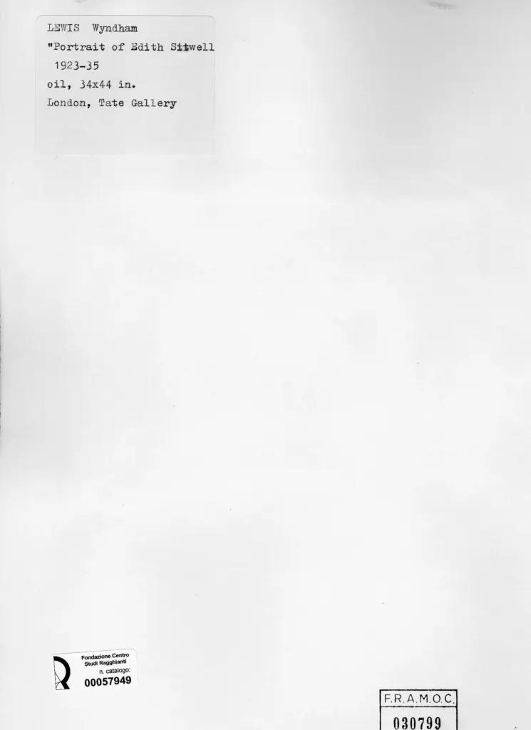 Lewis, Wyndham - sec. XX , retro