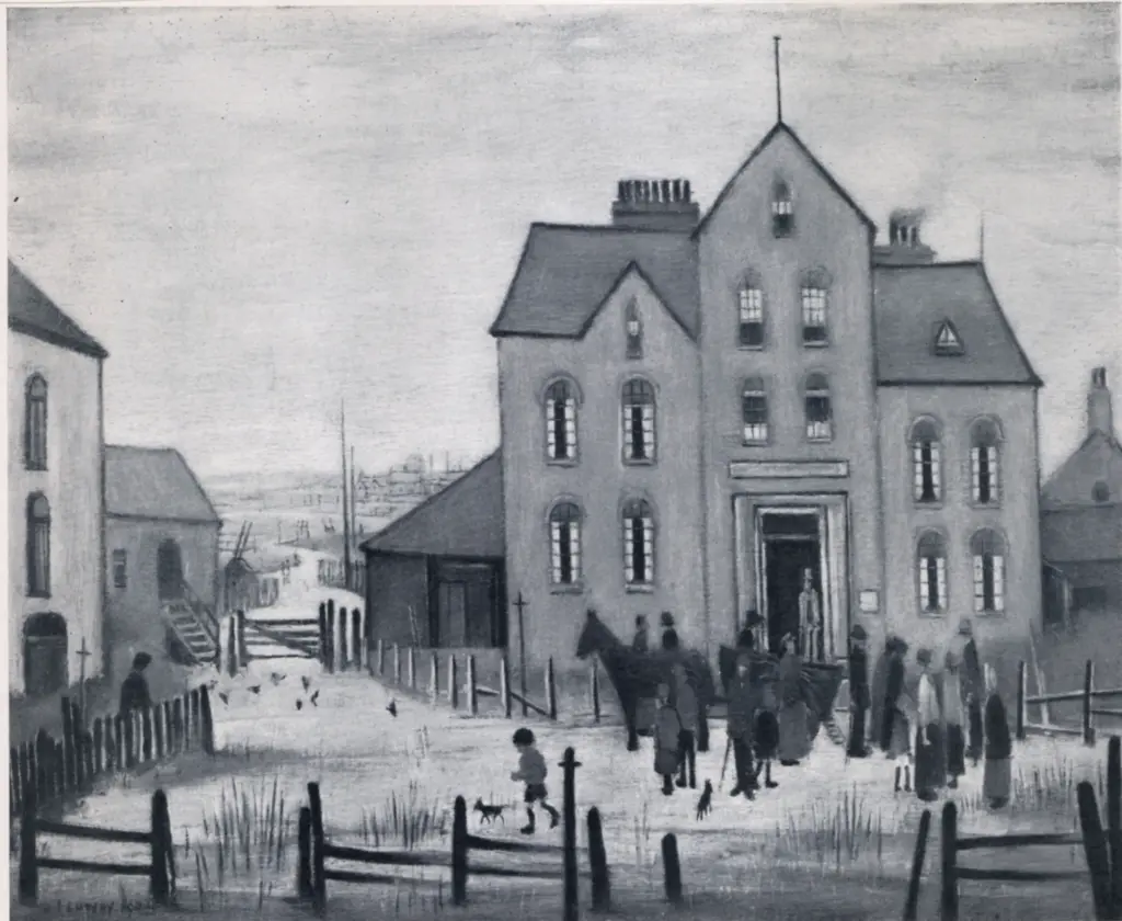 Lowry, Lawrence Stephen - sec. XX , fronte