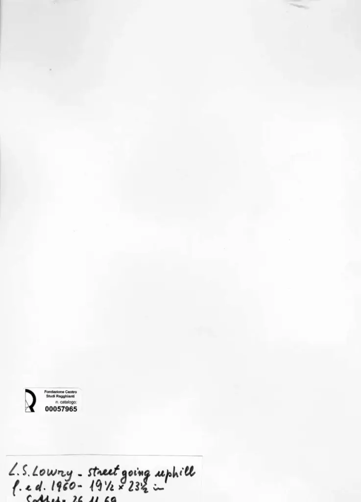 Lowry, Lawrence Stephen - sec. XX , retro