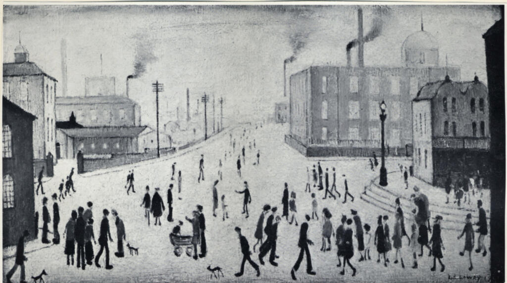 Lowry, Lawrence Stephen - sec. XX , fronte