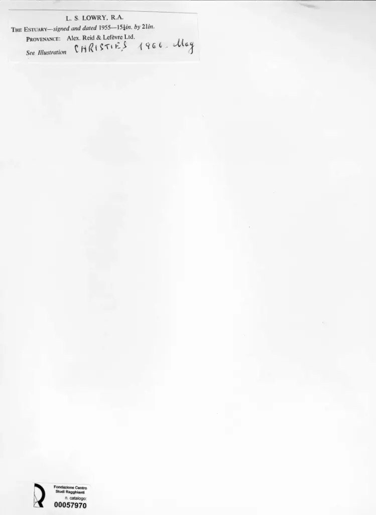 Lowry, Lawrence Stephen sec. XX , retro