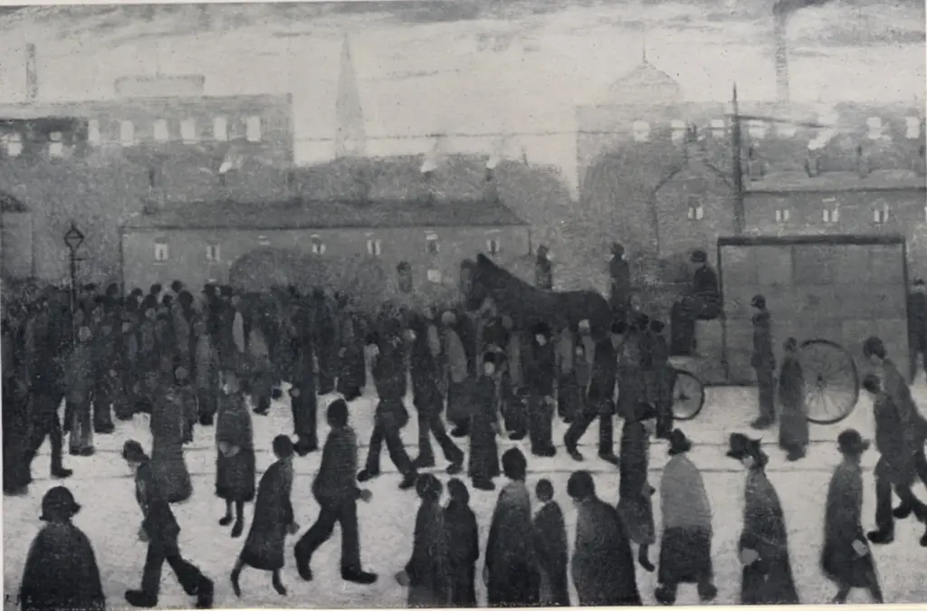 Lowry, Lawrence Stephen - sec. XX , fronte