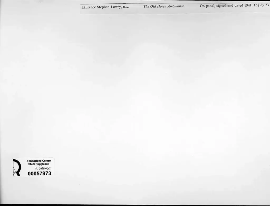 Lowry, Lawrence Stephen - sec. XX , retro