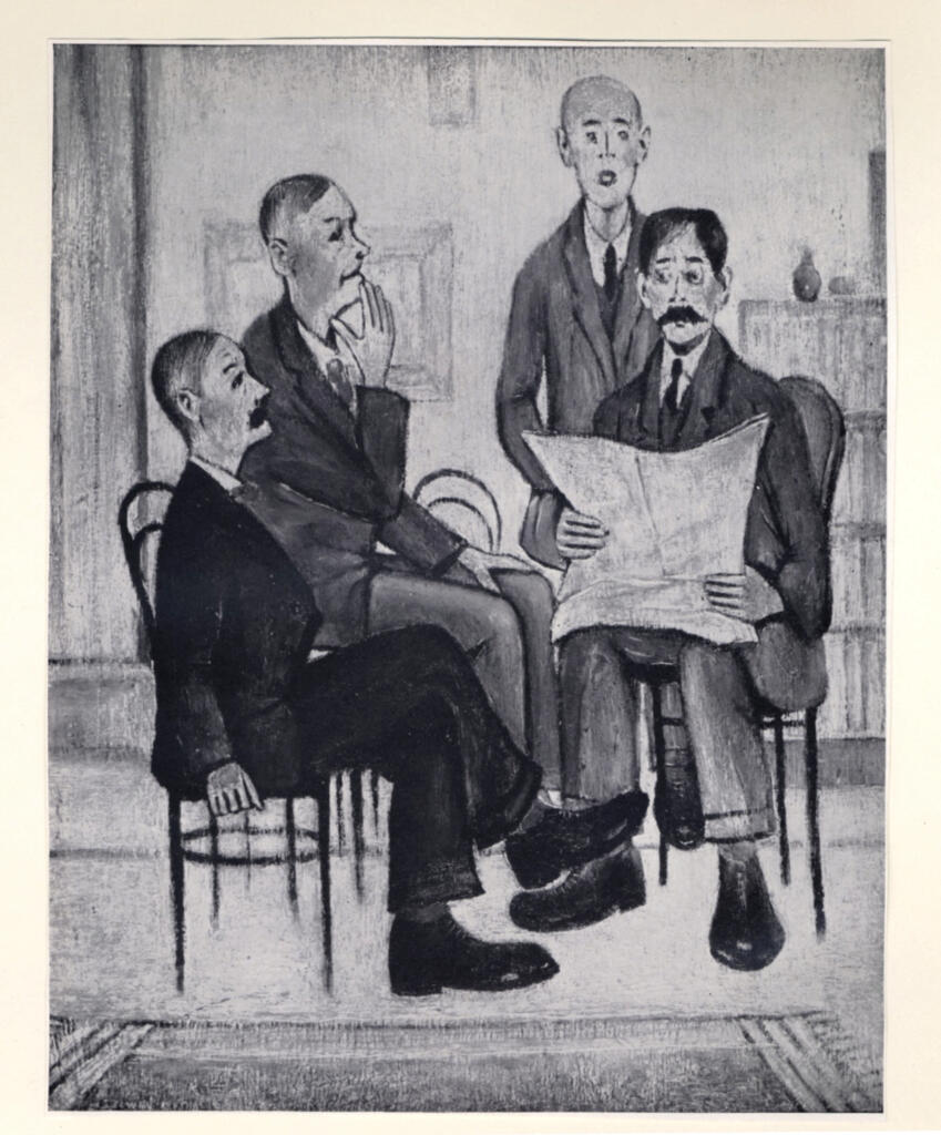 Lowry, Lawrence Stephen - sec. XX , fronte