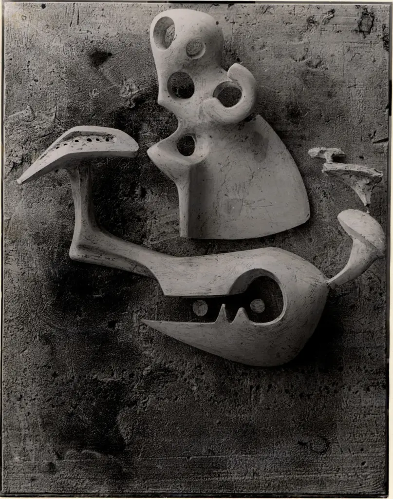 Anonimo , Meadows, Bernard - sec. XX - Plaster Relief , fronte