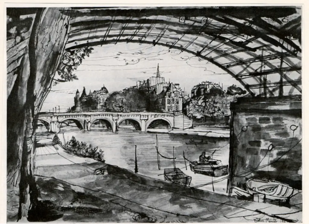Minton, John , Ile de la Cit&eacute;, Paris